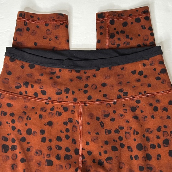 Stori Leggings Womens 6 Brown Black Challenge 7/8 Tight Hazy Spot Brandy Onyx - Picture 2 of 14